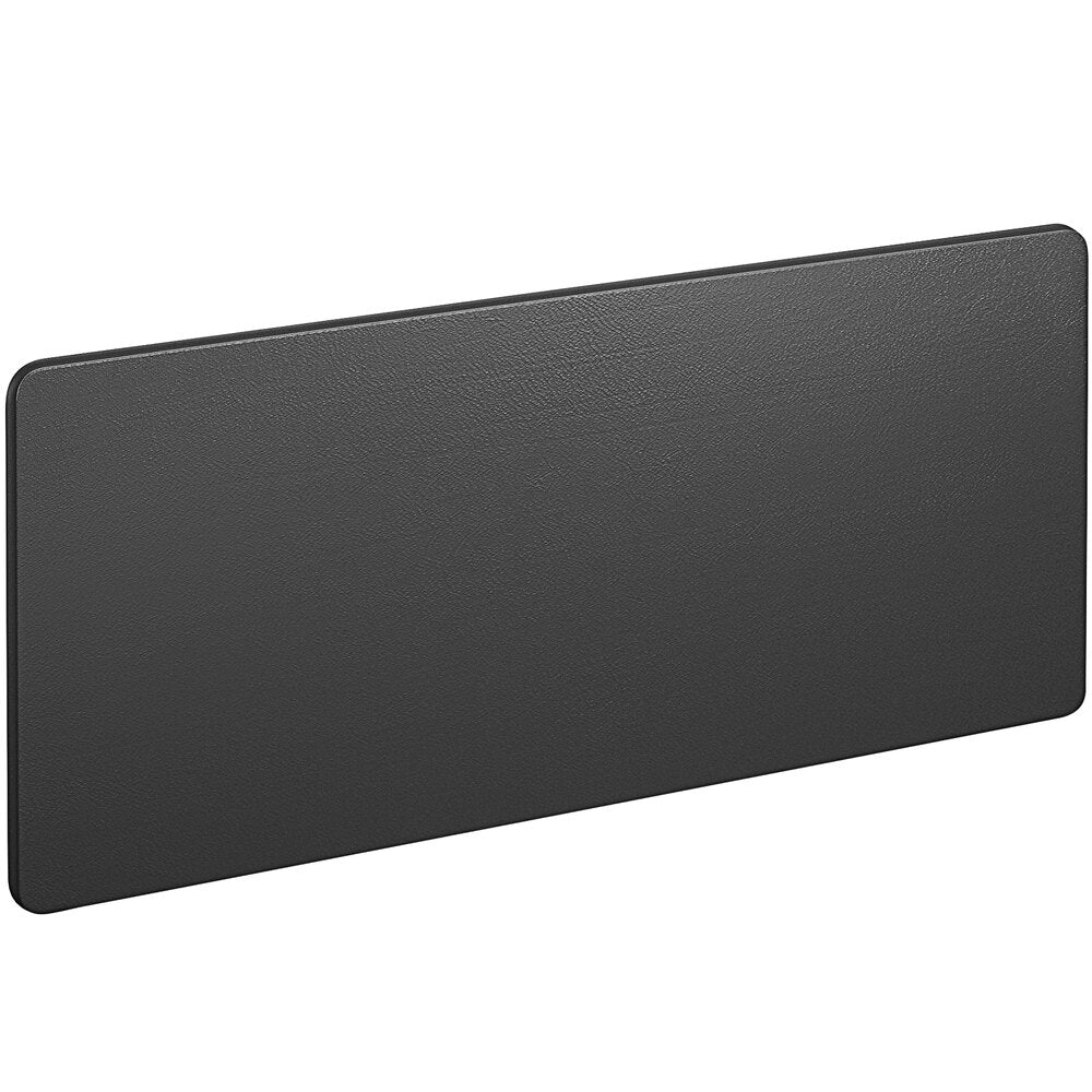 Bridgeport Essentials 20" x 48" Black Folding Table Vinyl Top Steel Frame